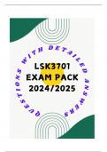 LSK3701 EXAM PACK 2024/2025