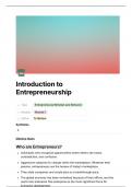 Module 1 Entrepreneurial Mindset