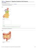  NURS 3104 Session 6 - Digestive. Questions And Answers