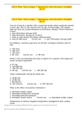 ACLS Post Test (copy) * Questions And Answers Graded (A++)*