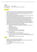 NSG 3100 Exam 1 Notes, NSG 3100 Fundamentals of Professional Nursing - Galen College of Nursing