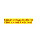 Scenario 8 Suzanne Morris VSIM ANSWER KEY 2023