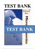 Test Bank for Microeconomics 16th Edition by Campbell McConnell Bruce