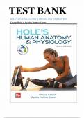 Test Bank for Hole’s Human Anatomy and Physiology, 16th Edition by Charles Welsh, Cynthia Prentice-Craver