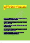 Artificial intelligence and data structures  MAIN LAB MANUALS FULL CLEAR  PG