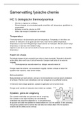 Samenvatting BMW moleculen, fysische chemie UU 2022/2023