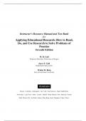 Test Bank For Applying Educational Research How To Read, Do, and Use Research To Solve Problems of Practice 7th Edition By Gall, Joyce Gall, Walter Borg