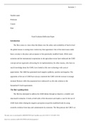 Food Evolution Reflection Paper  Western University ENGLISH 1022