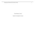 Southern New Hampshire University IHP 501FP1 Milestone 1,>FP1 FINAl and FP2 FINAl Exam Study Guide | COMPLETE DETAILED SOLUTION | Download To Score An A+ 