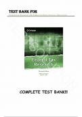 Test Bank for Federal Tax Research 13th Edition by Roby Sawyers, Steven Gill, All Chapters |Complete Guide A+