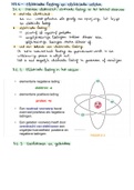 ELEKTROSTATICA Elektriciteit samenvatting - 1e bachelor Industrieel Ingenieur KUL