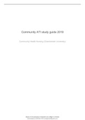 Community ATI study guide 2019