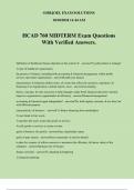 HCAD 760 MIDTERM Exam Questions With Verified Answers.