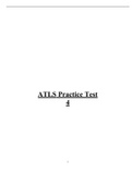 ATLS Practice Test 4-Question only