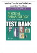 TEST BANK for Medical Parasitology: A Self-Instructional Text, 7th Edition by Leventhal; Cheadle, All 11 Chapters Covered, Verified Latest Edition