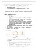 Full summary of all lectures (learning material) and book chapters (lecture 7) of Clinical Psychology