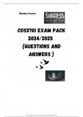 COS3701 EXAM PACK 2024/2025  {QUESTIONS AND ANSWERS }