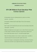 ITN 200 Midterm Exam Questions With Correct Answers