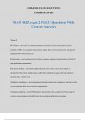 MAN 3025 exam 2 FGCU Questions With Correct Answers