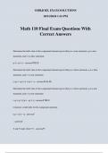 Math 110 Final Exam Questions With Correct Answers