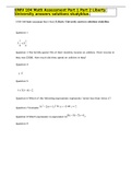 UNIV 104 Math Assessment Part 1 Part 2 Liberty University answers solutions studyblue