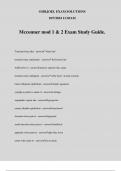 Mcconner mod 1 & 2 Exam Study Guide.