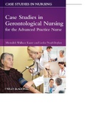 Case Studies in Gerontological Nursing for the Advanced Practice Nurse