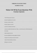 Medsci 142 MCQs Exam Questions With Correct Answers