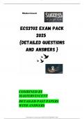 ECS3702 EXAM PACK 2025  {DETAILED QUESTIONS AND ANSWERS }