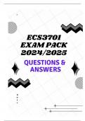 ECS3701 EXAM PACK 2024/2025