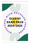 ECS3701 EXAM PAXK 2024/2025