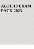 ABT1519 Exam PACK 2023