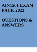 AIN1501 Exam PACK 2023