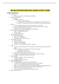 NR 283 PATHOPHYSIOLOGY EXAM 2 STUDY GUIDE