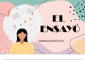 EL ENSAYO