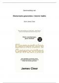 Samenvatting 'Elementaire gewoontes' door James Clear