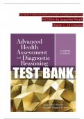 TEST BANK For Advanced Health Assessment and Diagnostic Reasoning, 4th Edition by Jacqueline Rhoads, Verified Chapters 1 - 18, Complete Newest Version