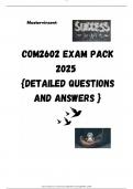 COM2602 EXAM PACK 2025  {DETAILED QUESTIONS AND ANSWERS }