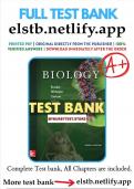 Test Bank - Introduction to Biotechnology, 4th Edition (Thieman, 2019), Chapter 1-13 All Chapters 2024-2025.