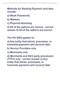 PCI-DSS Fundamentals|2023 LATEST UPDATE|GUARANTEED SUCCESS