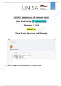 IOP2601 Assignment Answers *Exclusive Package*