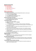 MHR 405 Final Exam Notes Ryerson University MHR 405