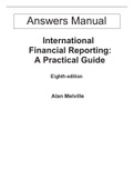 International Financial Reporting A Practical Guide 8th Edition By Alan Melville (Solution Manual)