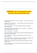   CHM2045 Lab Final Questions And Answers Guaranteed Success.