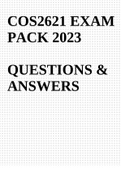 COS2621 EXAM PACK 2023