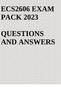 ECS2606 EXAM PACK 2023