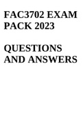 FAC3702 EXAM PACK 2023