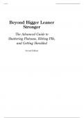 Beyond Bigger Leaner Stronger The Advanced Guide to Shattering Plateaus, natural bodybuilder