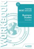 Cambridge IGCSE and O Level Business Studies examinations Test Bank 2nd-edition