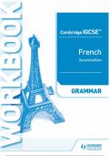 Cambridge IGCSE French Grammar Workbook Test Bank 2nd Edition